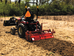 Tilling with Yanmar Compact tractor