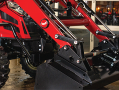 Yanmar YT235 loader attachment style - skid steer quick attach bucket