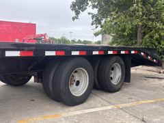 28' Gooseneck Trailer with folding ramps!