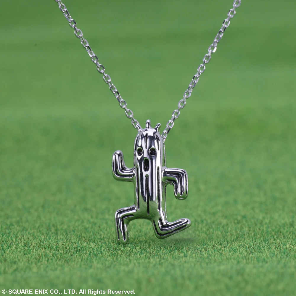 FINAL FANTASY SILVER CACTUAR NECKLACE (2016 VER.) | SQUARE ENIX Store