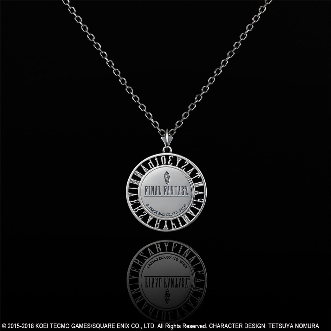 DISSIDIA FINAL FANTASY SILVER COIN PENDANT - ONION KNIGHT