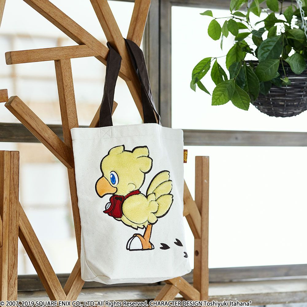 ファイナルファンタジー ふわふわトートバッグ チョコボ 53202646 Final Fantasy Fluffy Fluffy Tote Bag - Chocobo | SQUARE ENIX Store