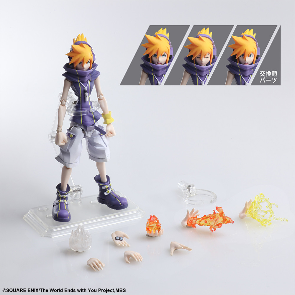 THE WORLD ENDS WITH YOU THE ANIMATION BRING ARTS ACTION FIGURE