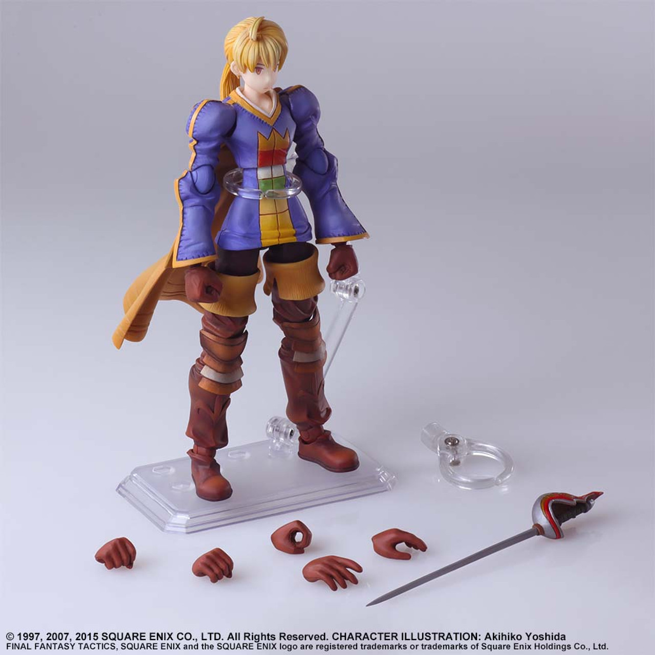 FINAL FANTASY TACTICS BRING ARTS ACTION FIGURE - RAMZA BEOULVE 