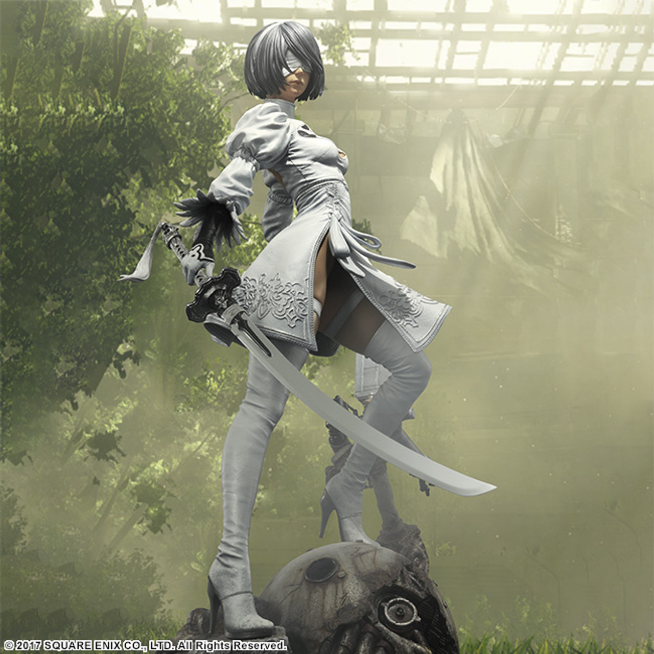 Square Enix Masterline NieR: Automata 2B (YoRHa No. 2 Type B): Deluxe Ver.  1/3 Scale Statue: SQUARE ENIX - Tokyo Otaku Mode (TOM)