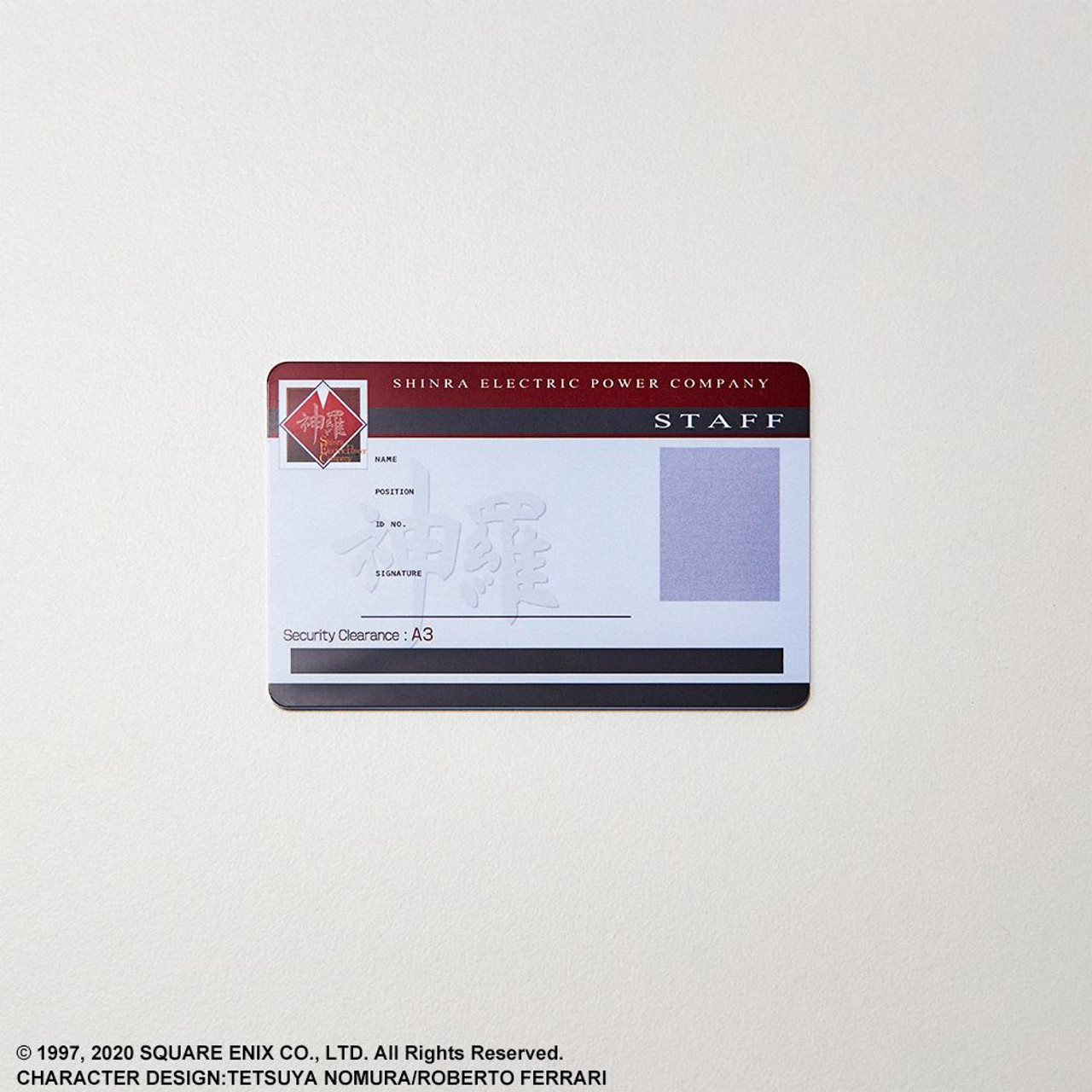 FINAL FANTASY VII REMAKE ID CASE - SHINRA | SQUARE ENIX Store