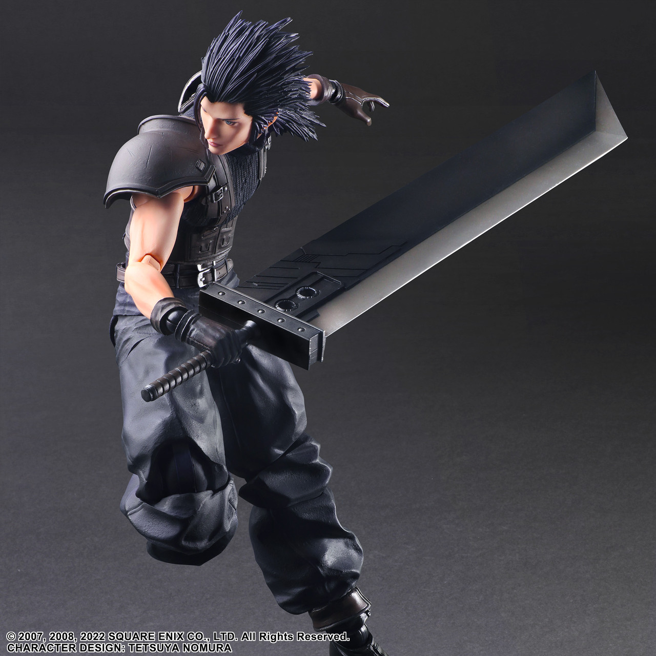 CRISIS CORE - FINAL FANTASY VII - REUNION PLAY ARTS KAI ACTION FIGURE -  ZACK FAIR SOLDIER 1ST CLASS