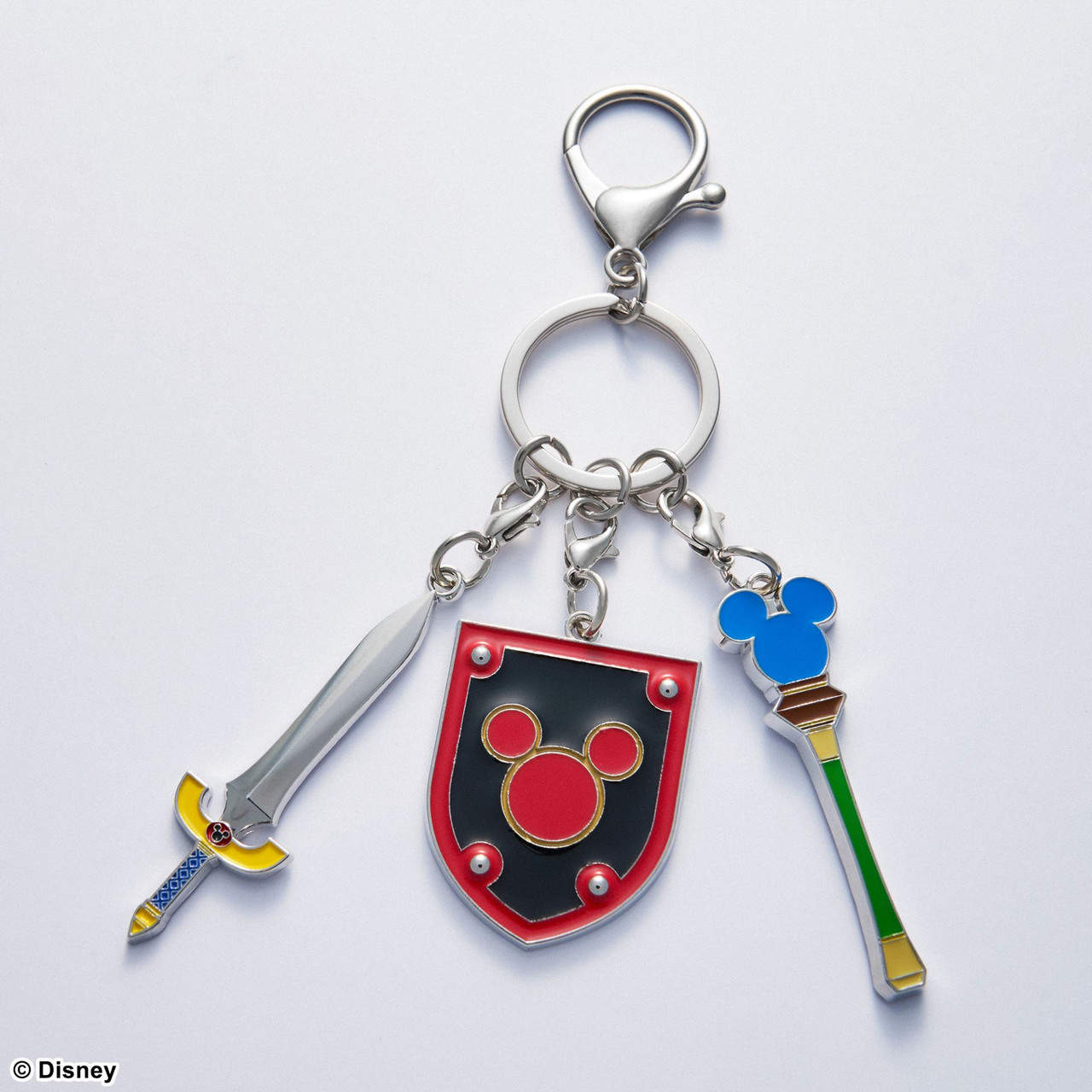 KINGDOM HEARTS / METAL KEYCHAIN - DREAM SWORD & DREAM ROD & DREAM