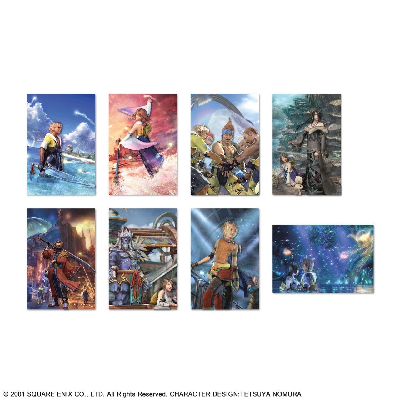 FINAL FANTASY X CLEAR VISUAL CARD SET