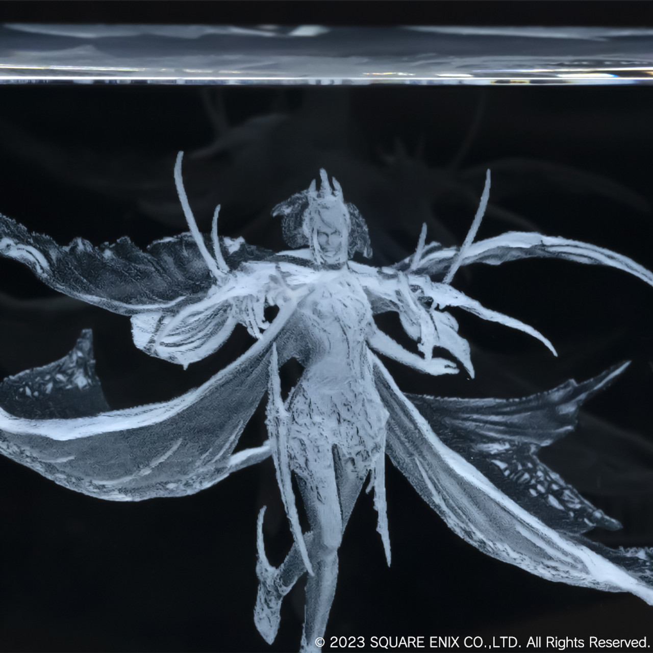 FINAL FANTASY XVI 3D Crystal Glass - EIKON SHIVA | SQUARE ENIX Store