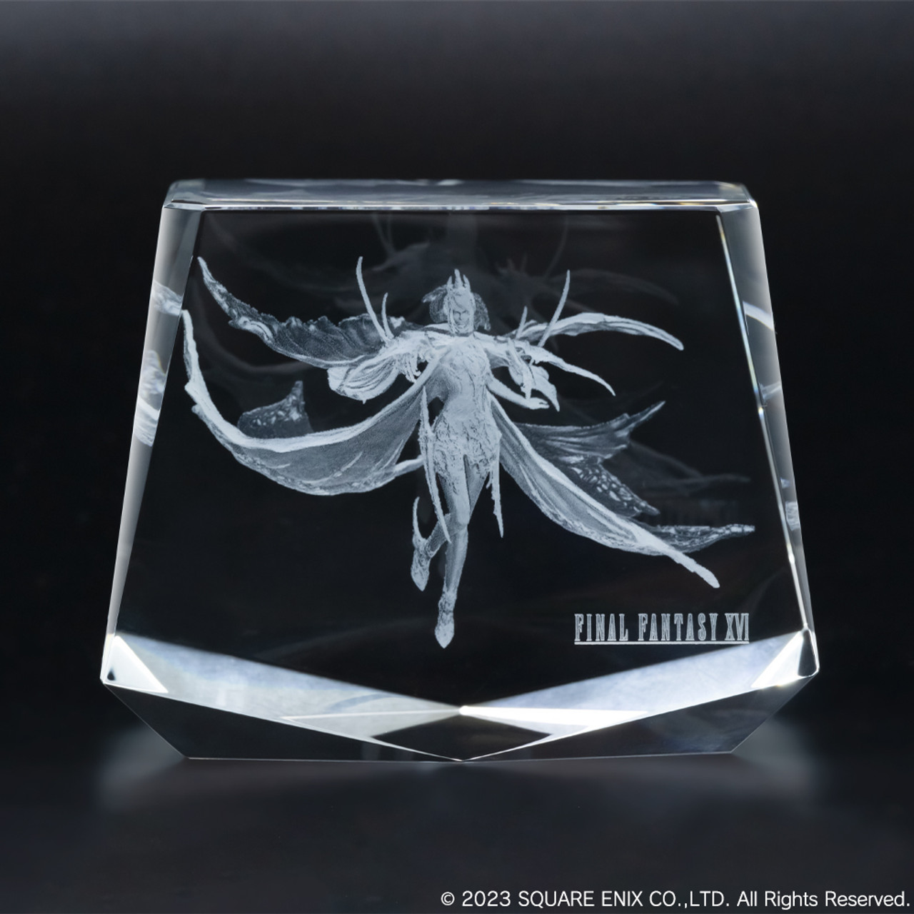 FINAL FANTASY XVI 3D Crystal Glass - EIKON SHIVA | SQUARE ENIX Store