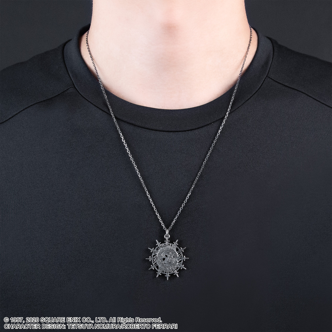 FINAL FANTASY VII REMAKE SILVER NECKLACE - SEVENTH HEAVEN | SQUARE