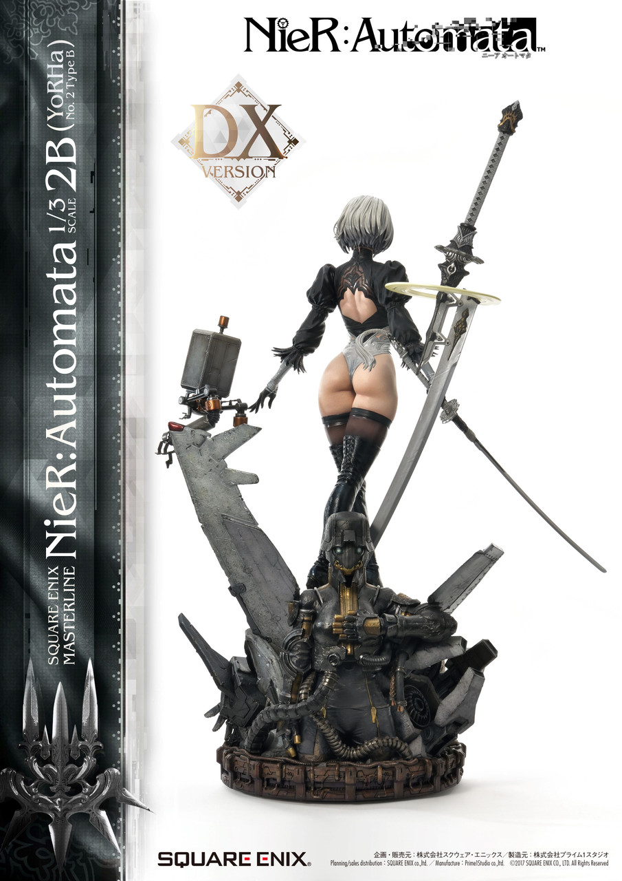 Square Enix Announces New FORM-ISM Figure Line; Opens Pre-Orders For NieR:Automata  2B Figures Where Her Eyes Are Either Covered Or Visible - Noisy Pixel