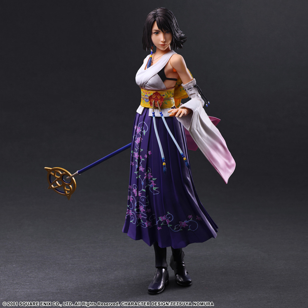 Square Enix Final Fantasy X - Action Figure Yuna Play Arts Kai - Con Bacchetta Magistrale E Parti Alternate