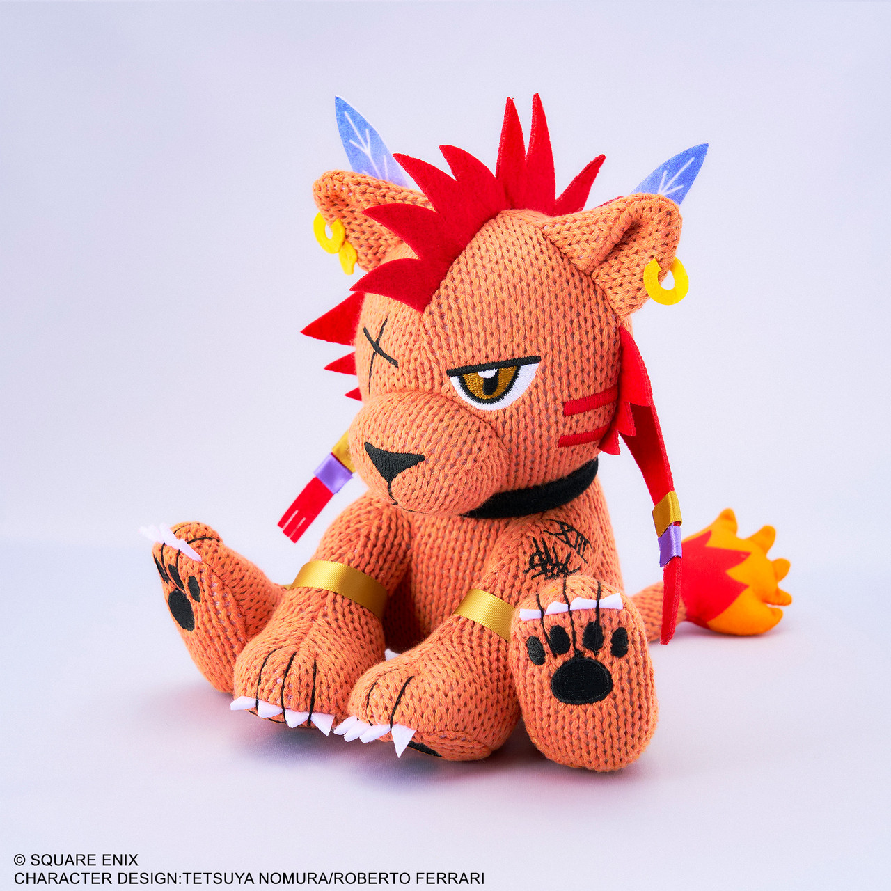 FINAL FANTASY VII REMAKE Knitted Plush - RED XIII | SQUARE ENIX Store