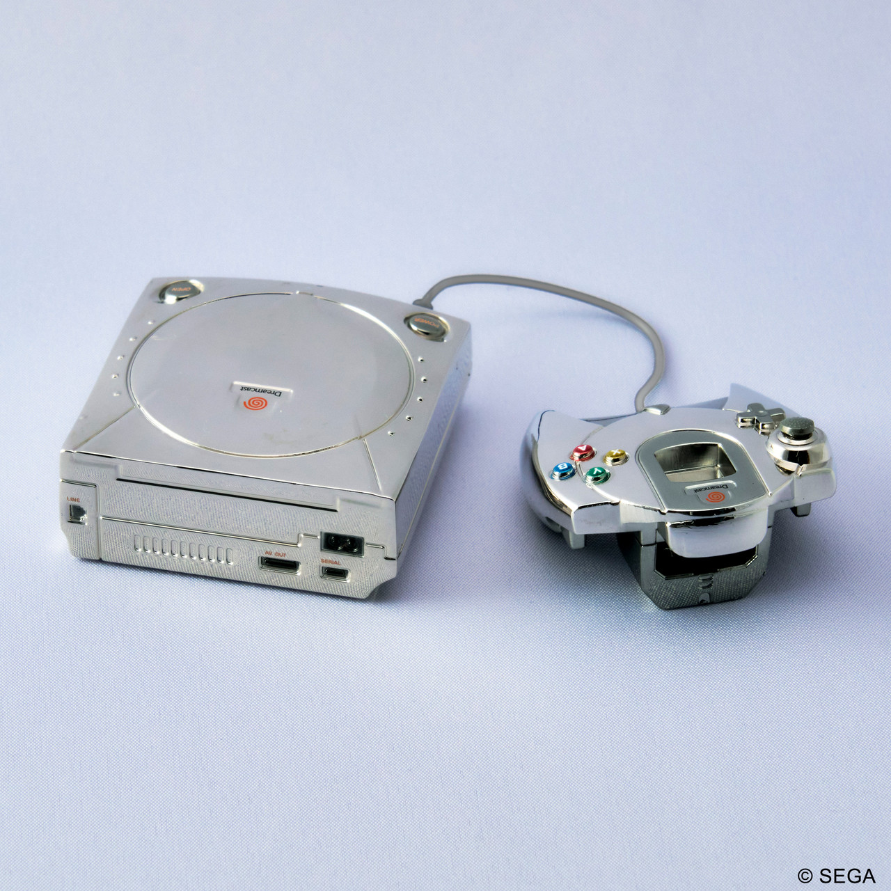 Square Enix SEGA Saturn Bright Arts Gallery – Figura In Metallo Pressofuso Con Controller, Collezionismo