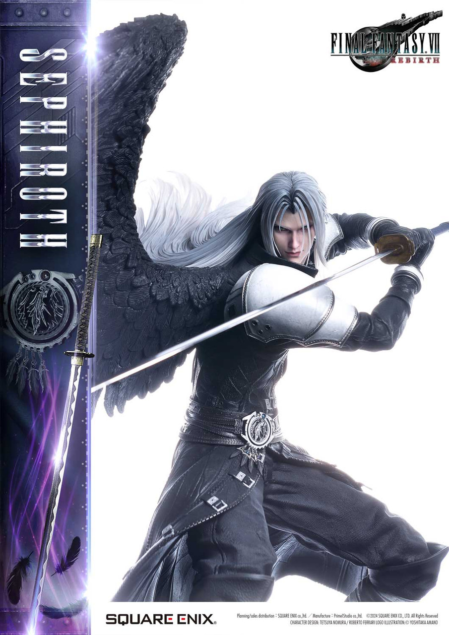 FFVII ブラックシルバーリング＜Sephiroth＞ 13号 FINAL FANTASY VII REMAKE Black Silver Ring - SEPHIROTH