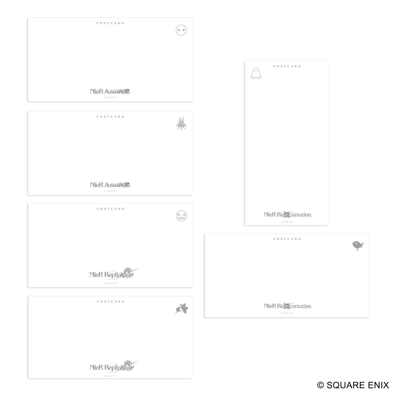NieR Series Large Postcard Set | SQUARE ENIX Store