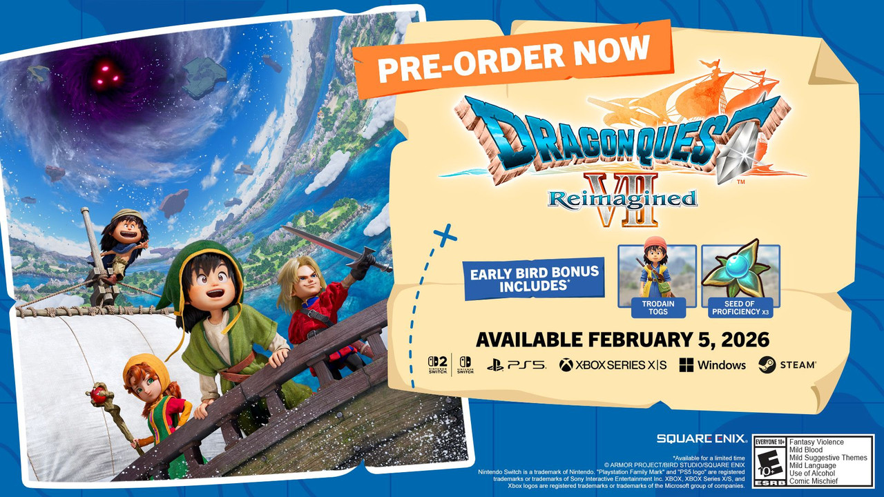 DRAGON QUEST VII Reimagined | SQUARE ENIX Store