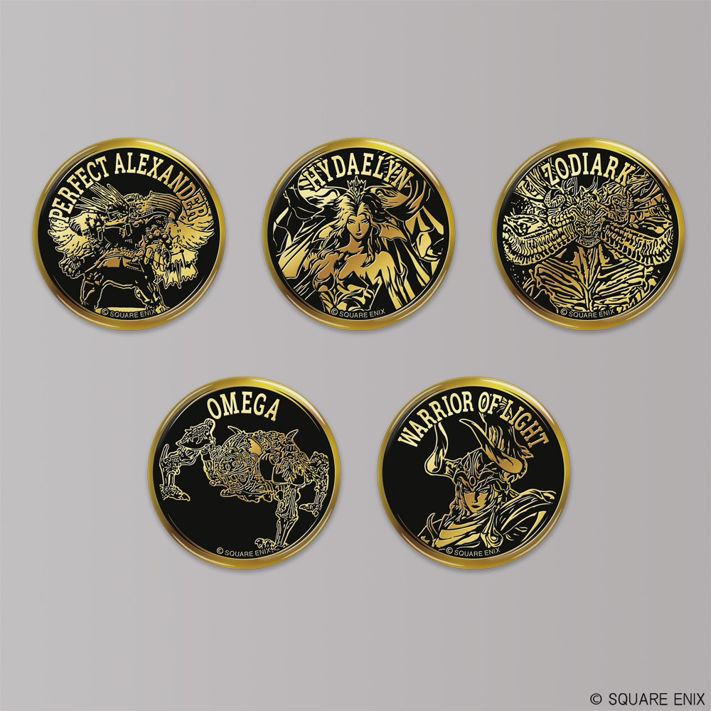 FINAL FANTASY XIV Golden Badge Collection DISPLAY | SQUARE ENIX Store
