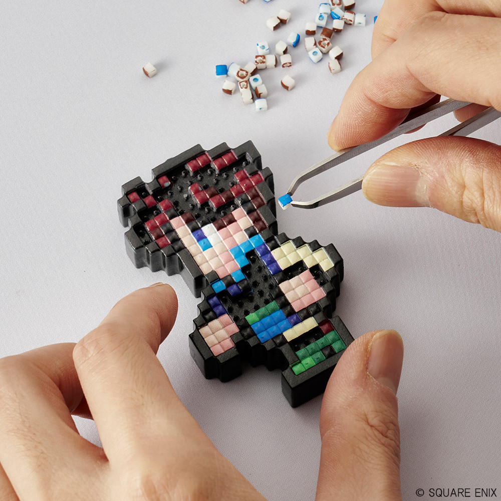 FINAL FANTASY PIXEL REMASTER DIY Pixel Art Keychain Collection Vol