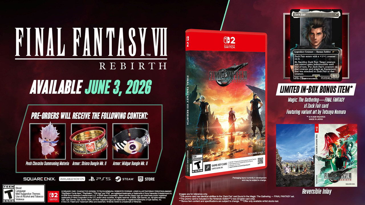 FINAL FANTASY VII REBIRTH - Switch 2 | SQUARE ENIX Store