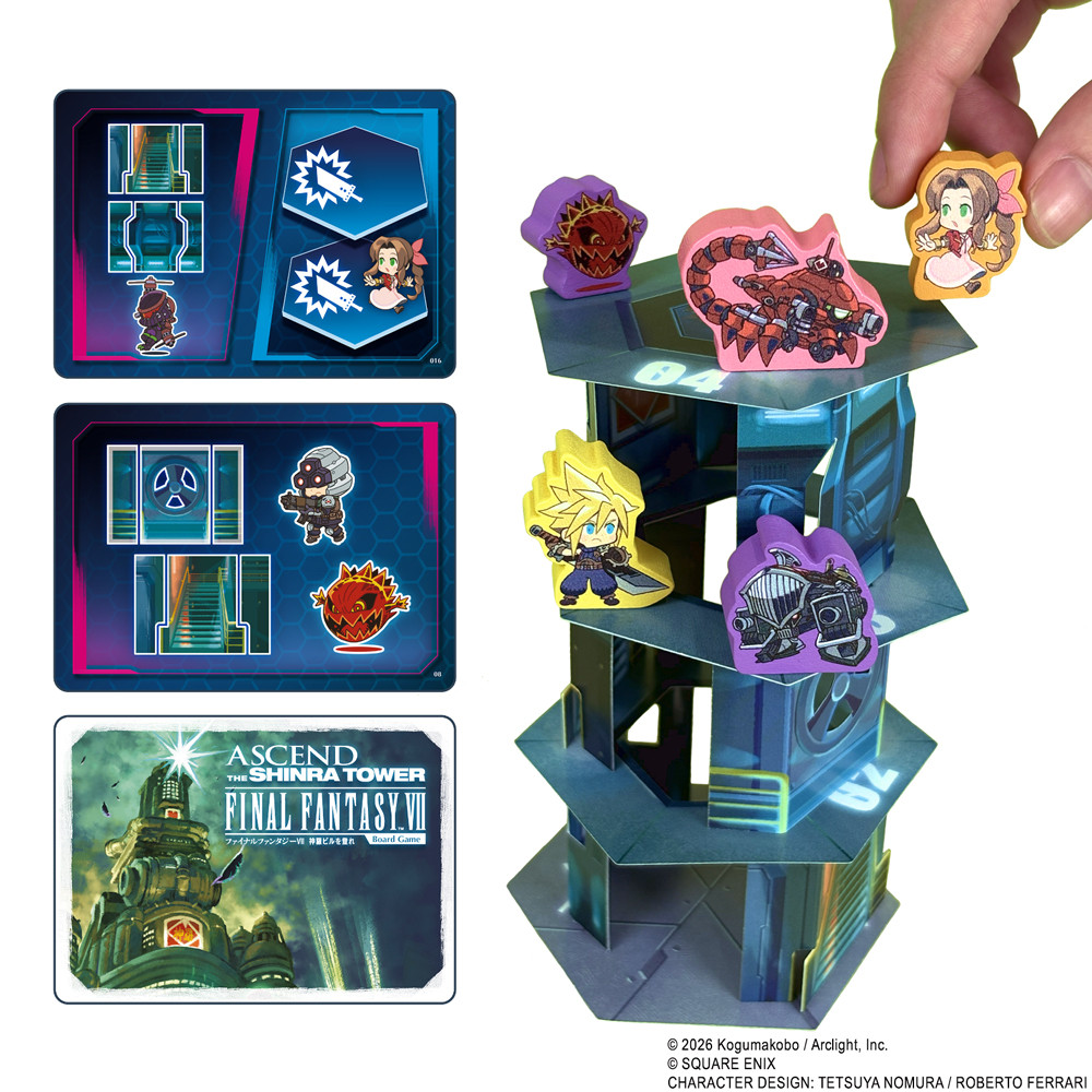 ASCEND THE SHINRA TOWER - FINAL FANTASY VII Board Game | SQUARE