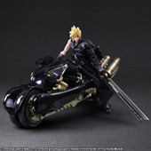 スクエアエニックス PLAYARTS改 クラウド＆フェンリル 中古】(本体A/箱B)FINAL FANTASY VII ADVENT CHILDREN PLAY ARTS