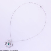 FINAL FANTASY VII SILVER PENDANT NECKLACE AERITH FLOWER VER
