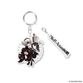 NieR Series 15th Anniversary Acrylic Keychain - 2B & POD 042
