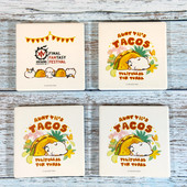 FINAL FANTASY XIV Ceramic Coaster 4 pc Set - AUNT TII'S TACOS