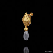 FINAL FANTASY XIV Reimagined Silver Earring Emet-Selch | SQUARE
