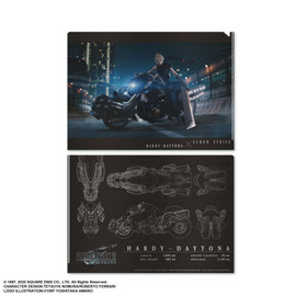 FINAL FANTASY VII REMAKE METALLIC FILE - CLOUD STRIFE & HARDY-DAYTONA