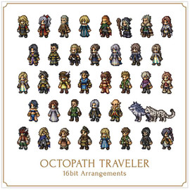 Aitai☆Kuji Octopath Traveler II Square-Enix Mini Art Binder with Art Sheet  Collection