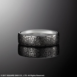 KINGDOM HEARTS MONOGRAM SILVER RING