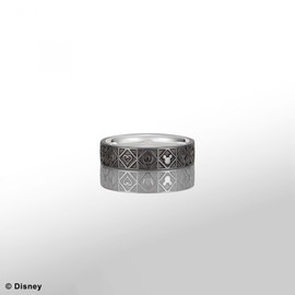 KINGDOM HEARTS MONOGRAM SILVER RING