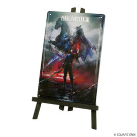 FINAL FANTASY XVI Metal Plate with Easel - DION & BAHAMUT | SQUARE 