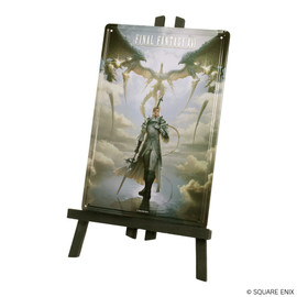 FINAL FANTASY XVI Metal Plate with Easel - DION & BAHAMUT