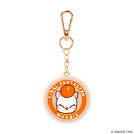 FINAL FANTASY XIV Embroidered Patch Key Chain - Moogle & Loporrit