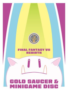 FINAL FANTASY VII REBIRTH GOLD SAUCER & MINI GAME DISC