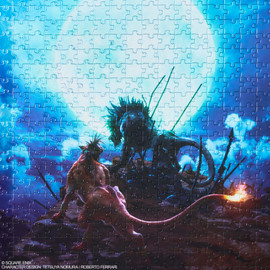 FFVII Jigsaw Clock クラウド＆チョコボ Merchandise - Table Top - Puzzles - Page 1 - Square Enix Store