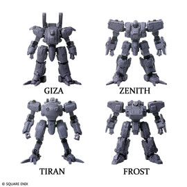 FRONT MISSION 1st　セット Structure Arts Plus 1/72 Plastic Model Kit Series Vol.4 4pcs