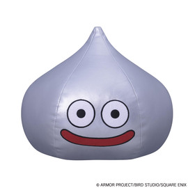 DRAGON QUEST Smile Slime Plush - Large Metal Slime