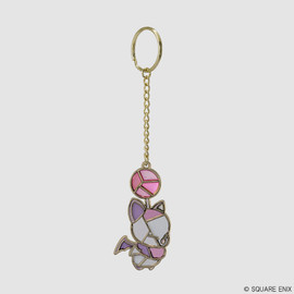FINAL FANTASY XIV Stained Glass Style Keychain - MOOGLE 