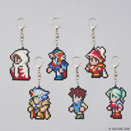 FINAL FANTASY PIXEL REMASTER DIY Pixel Art Keychain Collection Vol.1 Display