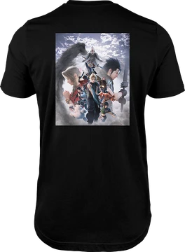 FINAL FANTASY VII REVELATION T-shirt - KEY ART Black
