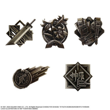 FINAL FANTASY VII アイテムセット FINAL FANTASY VII REMAKE PIN BADGE - SET OF 10 BOX VERSION