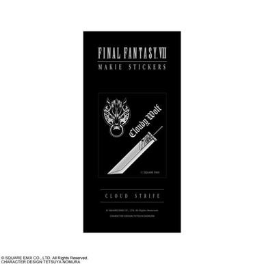 FINAL FANTASY VII MAKIE STYLE STICKERS - CLOUD STRIFE | SQUARE