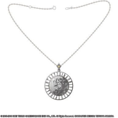 DISSIDIA FINAL FANTASY SILVER COIN PENDANT - ONION KNIGHT