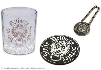 FINAL FANTASY VII ADVENT CHILDREN GLASS & COASTER SET | SQUARE